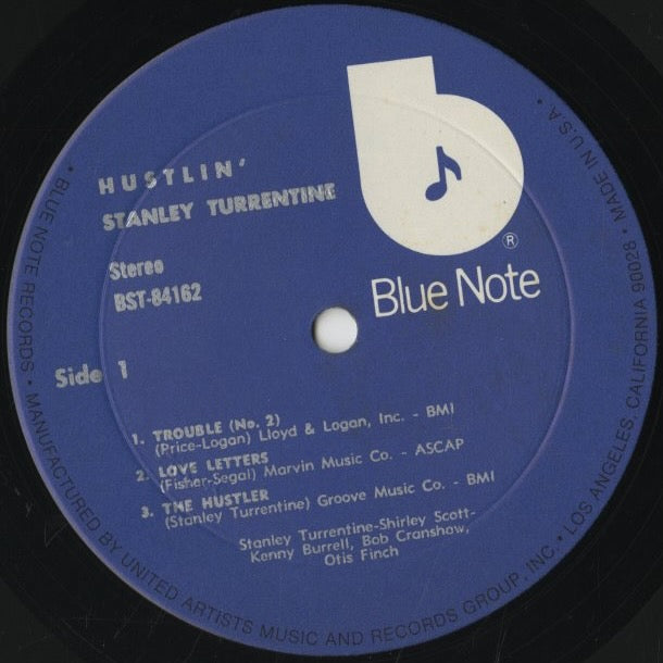 Stanley Turrentine / スタンリー・タレンタイン / Hustlin' (BST-84162)