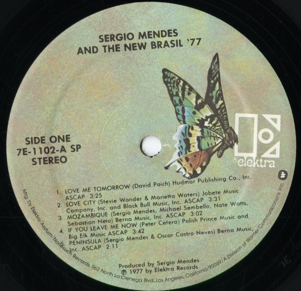 Sergio Mendes – Sergio Mendes and The New Brasil '77 (7E-1102) 1977 US Elektra|中古LP