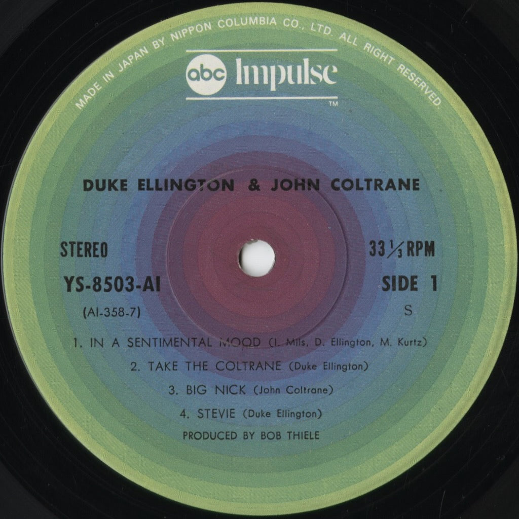 Duke Ellington & John Coltrane - Duke Ellington & John Coltrane (YS-8503-AI) 1976 JPN ABC Impulse|中古LP