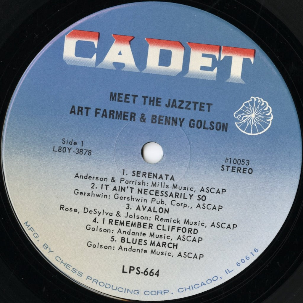 Art Farmer / Benny Golson – Meet The Jazztet (CA664) LP 1974 US Cadet - GRT|中古LP