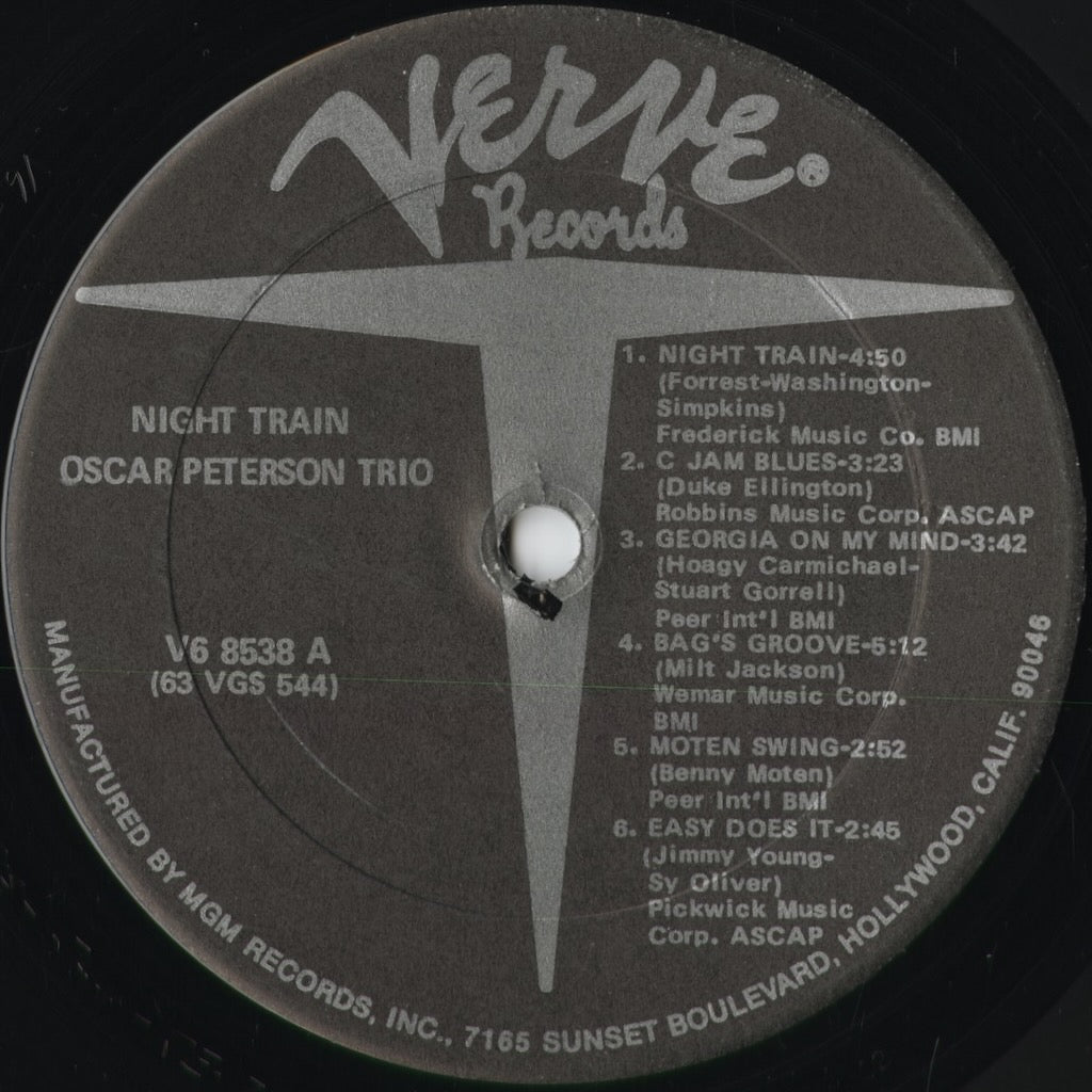 Oscar Peterson Trio - Night Train (V6-8538) 1972 US Verve|中古LP