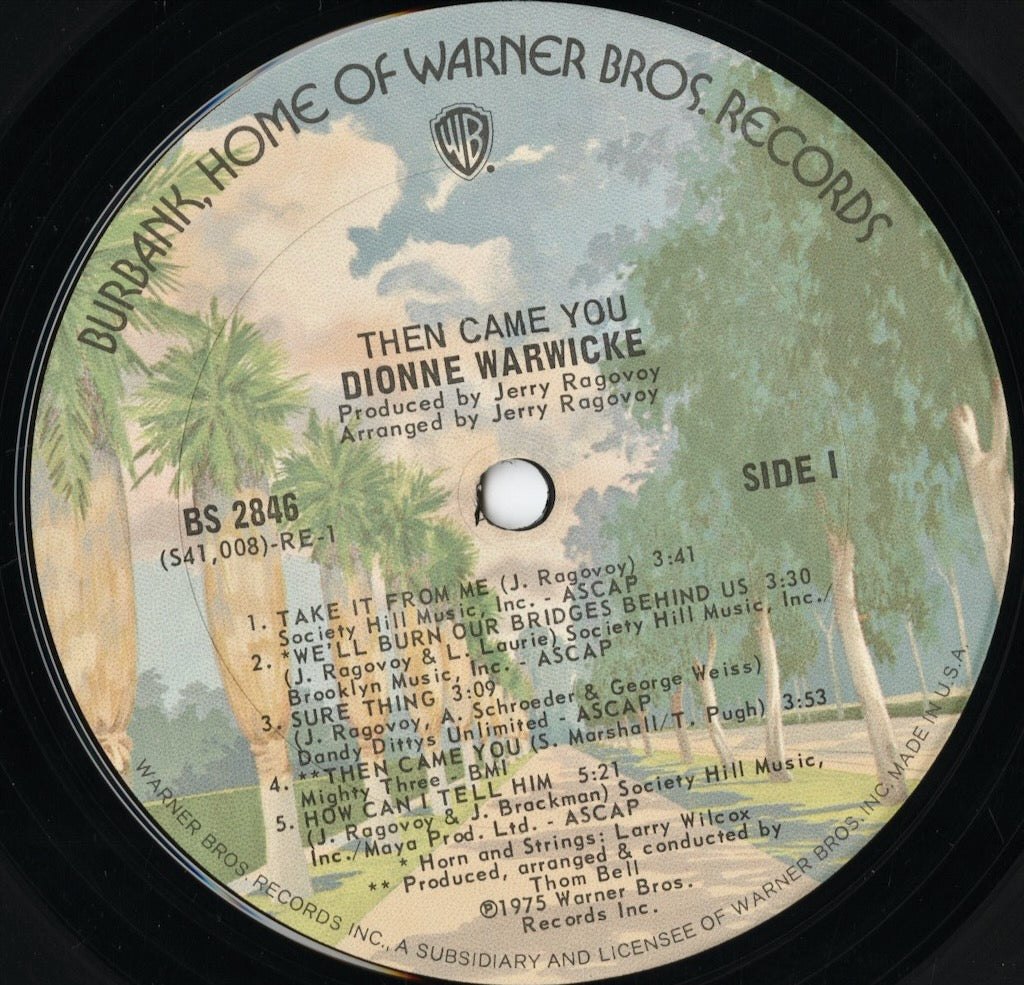 Dionne Warwick - Then Came You (BS4 2846) LP 1975 US Warner|中古LP
