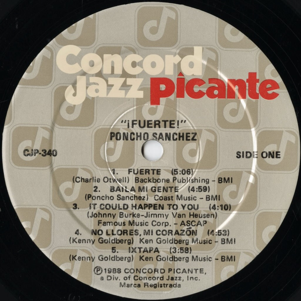 Poncho Sanchez / ポンチョ・サンチェス / Fuerte! (CJP-340)
