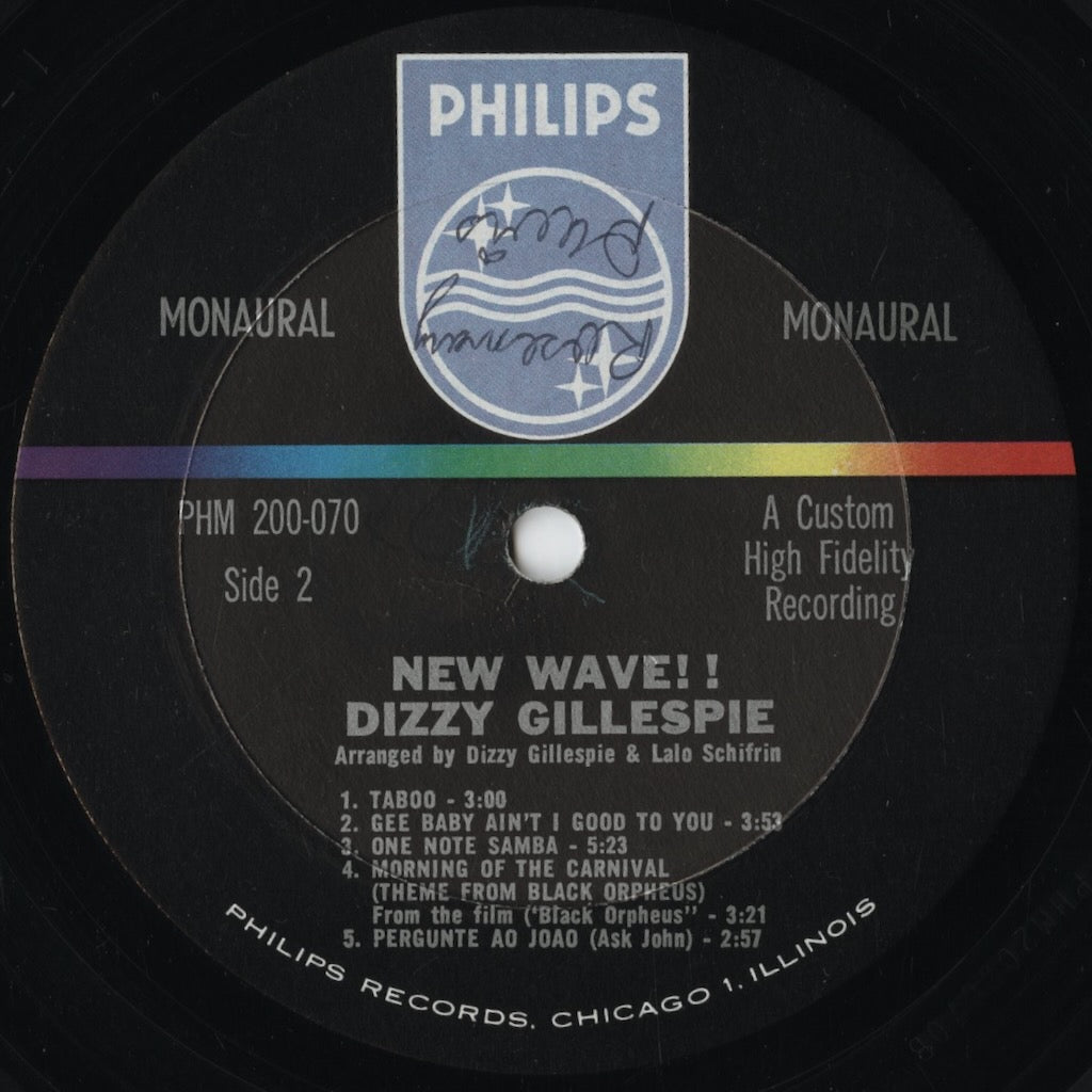 Dizzy Gillespie - New Wave! (PHM 200-070) 1963 US Philips|中古LP