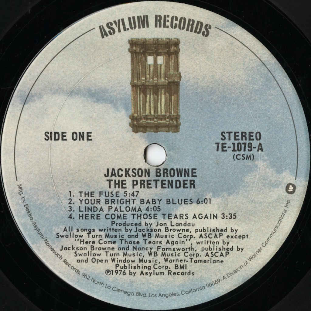 Jackson Browne / ジャクソン・ブラウン / The Pretender (7E 1079)