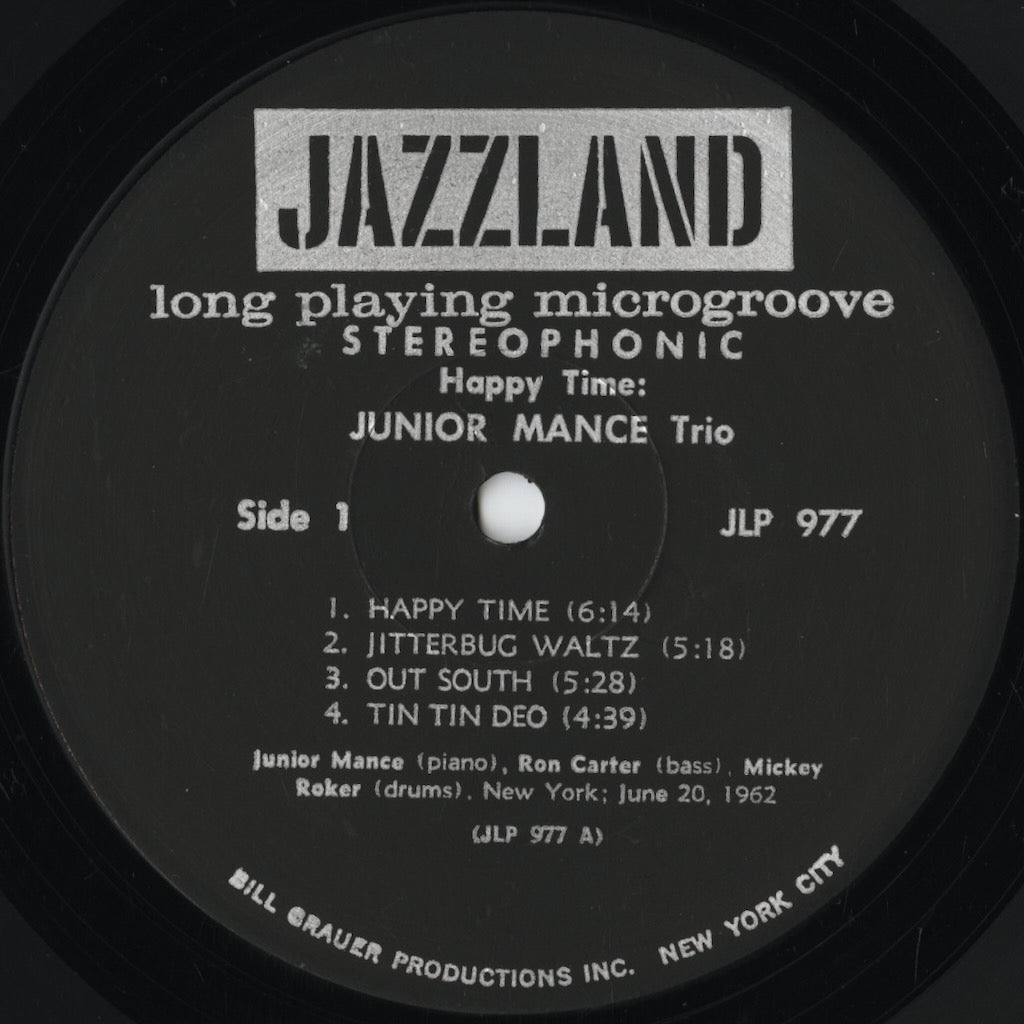 Junior Mance - Happy Time (JLP 977) 1962 US Jazzland|中古LP