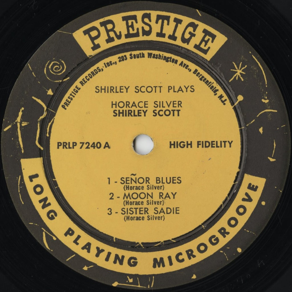 Shirley Scott – Plays Horace Silver (PRLP 7240) LP 1962 US Prestige | 中古LP