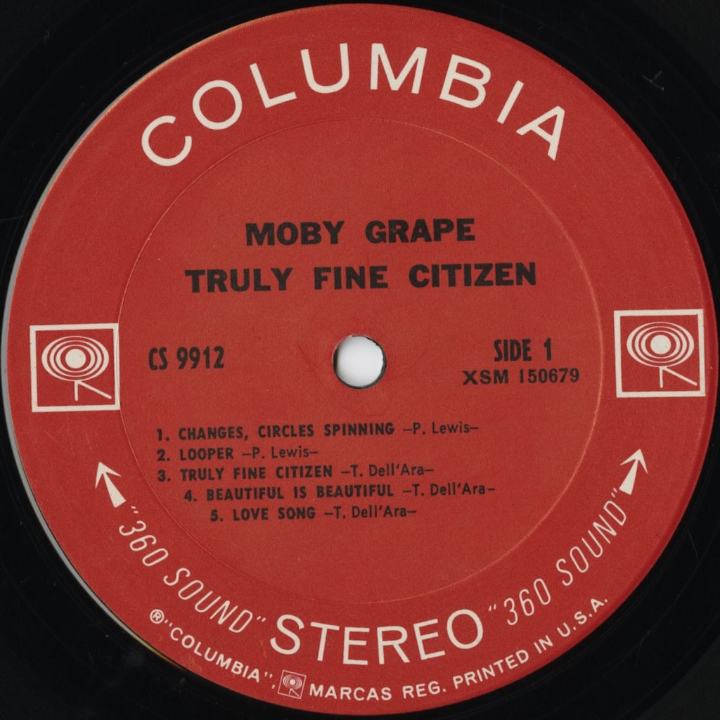Moby Grape / モビー・グレープ / Truly Fine Citizen (CS 9912)