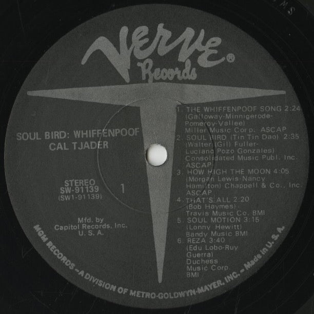Cal Tjader / カル・ジェイダー / Soul Bird: Whiffenpoof (SW 91139) Capitol Club Edition