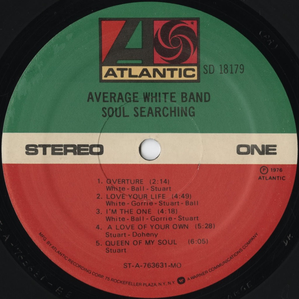 Average White Band - Soul Searching (SD 18179) 1976 US Atlantic|中古LP