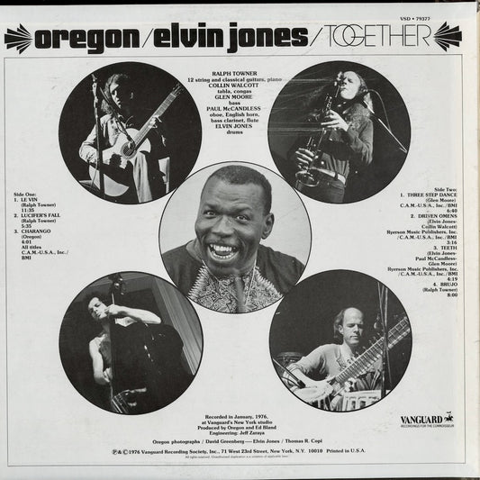 Oregon, Elvin Jones - Together (VSD 79377) 1976 US Vanguard|中古LP