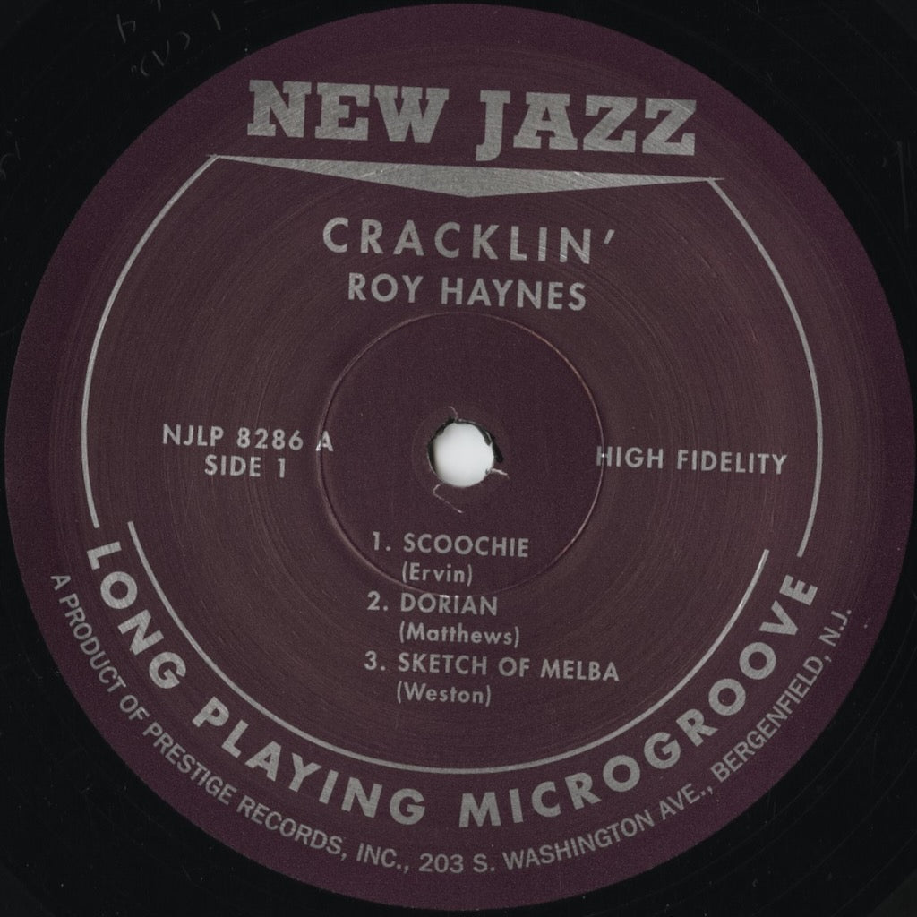Roy Haynes - Cracklin' With Booker Ervin (NJLP 8286) 2000 US New Jazz|中古LP