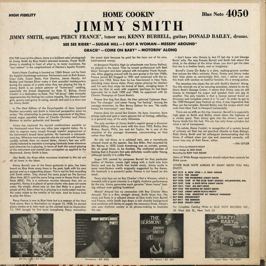 Jimmy Smith - Home Cookin' (BLP 4050) 1964 US Blue Note|中古LP