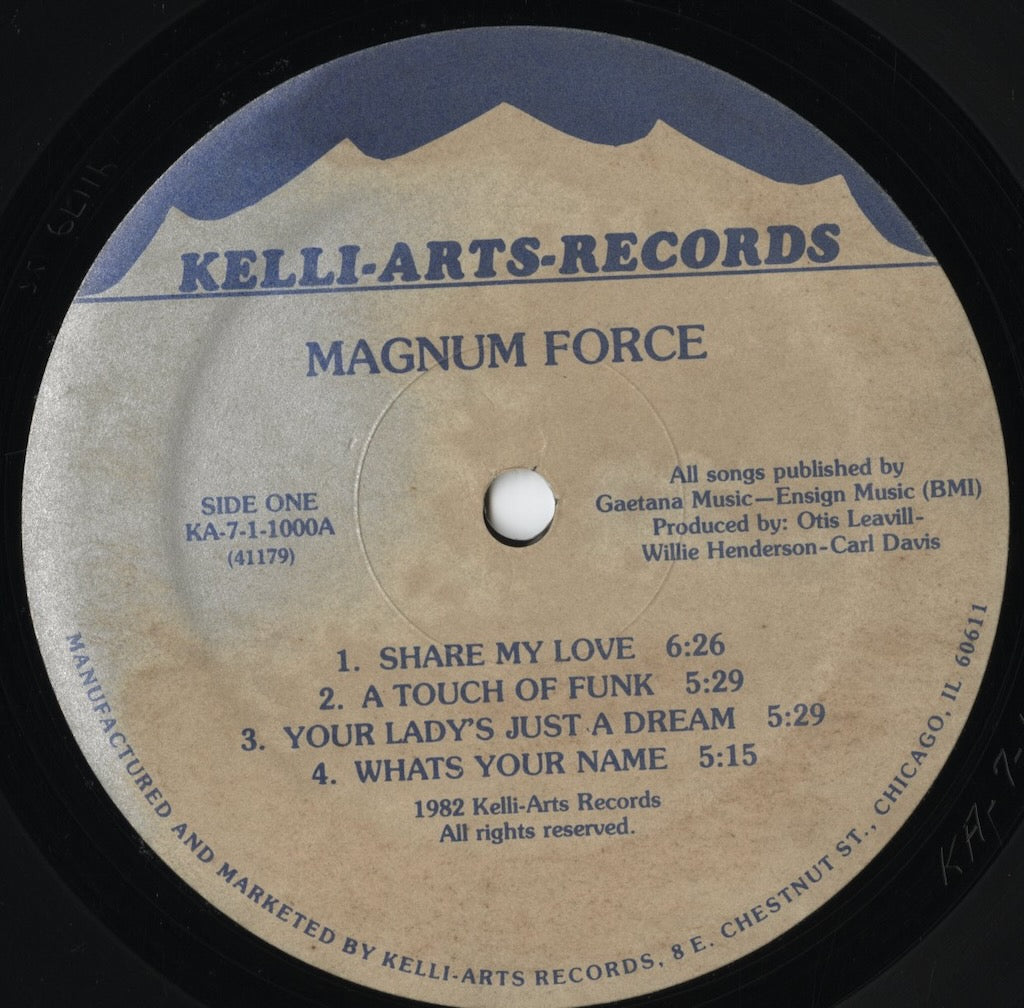 Magnum Force - Share My Love (KA-7-1-1000) LP 1982 US Kelli-Arts Records|中古LP