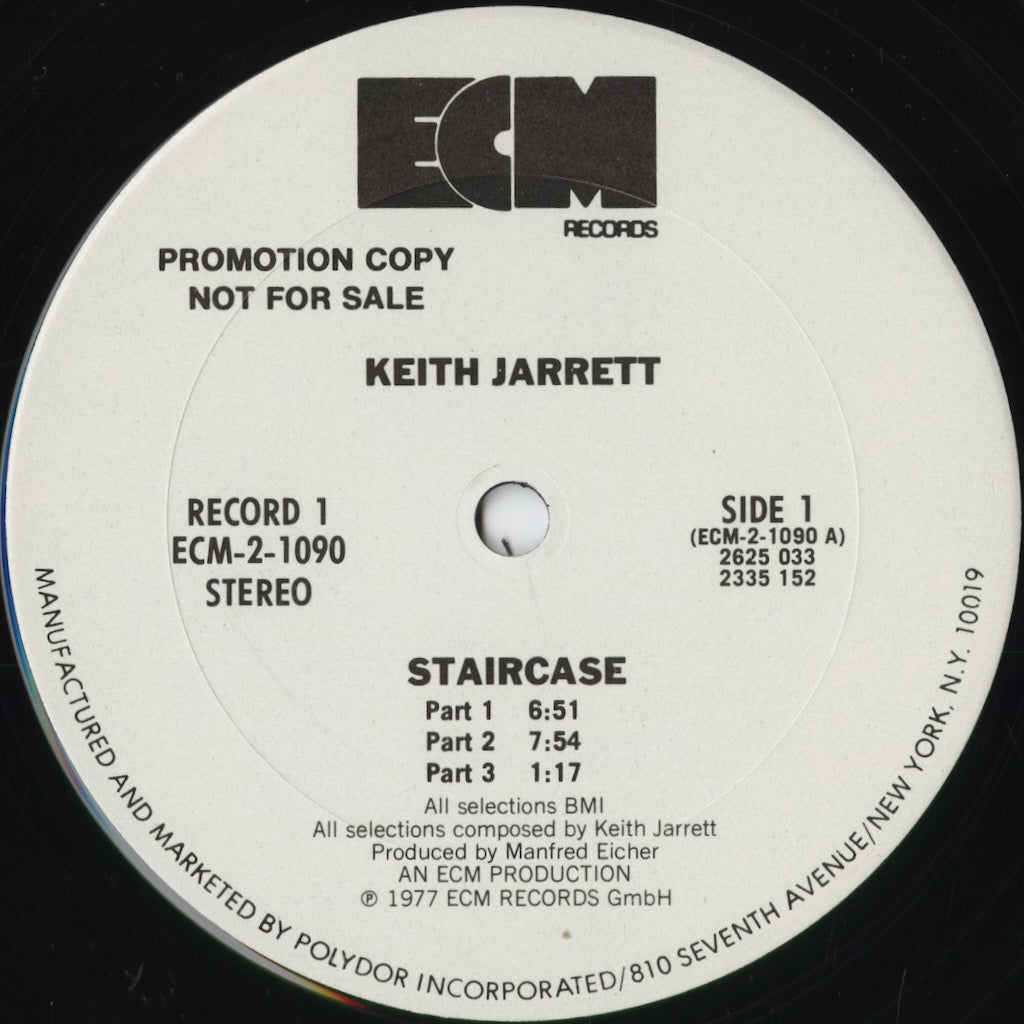 Keith Jarrett - Staircase (ECM-2-1090) 1977 US ECM|中古LP