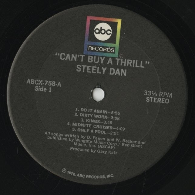 Steely Dan / スティーリー・ダン / Can't Buy A Thrill (ABCX-758)