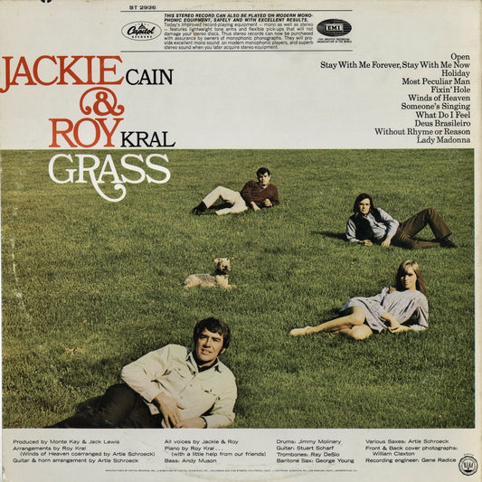 Jackie & Roy - Grass (ST2936) 1968 US Capitol|中古LP