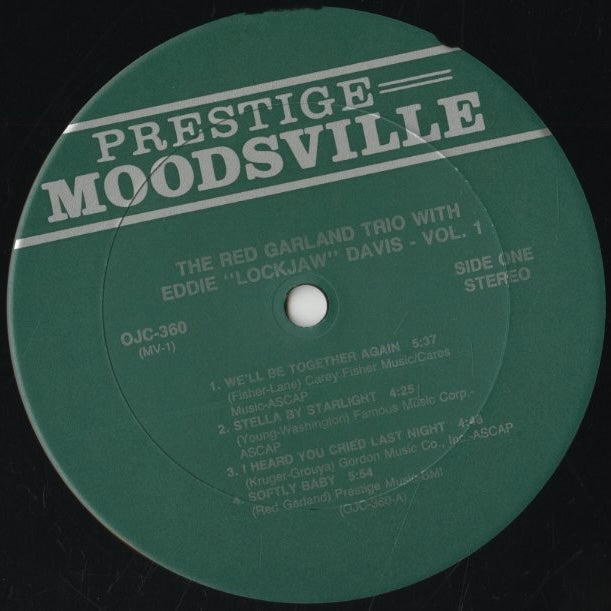 Red Garland / レッド・ガーランド / Moodsville Volume 1 (OJC-360)