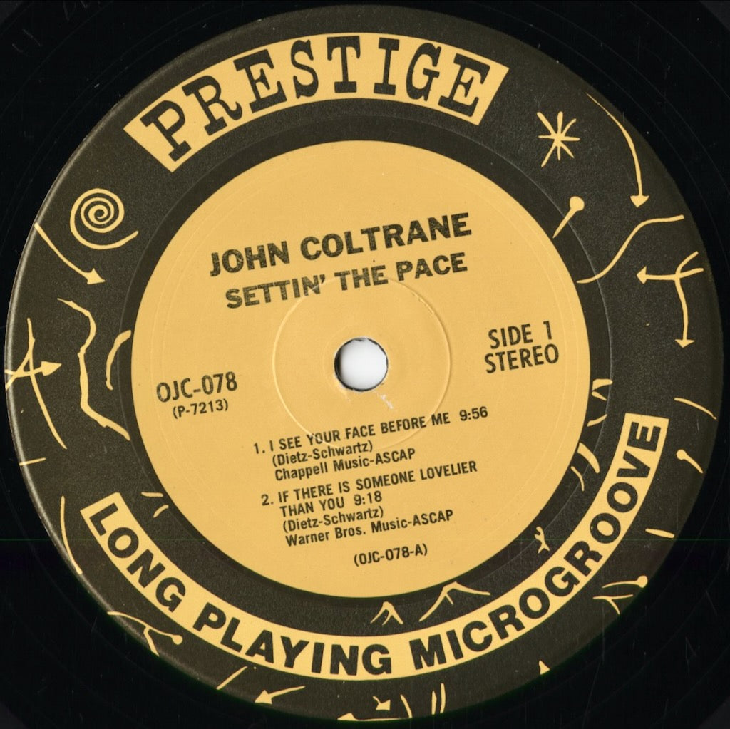 John Coltrane - Settin' The Pace (OJC-078) 1983 US Prestige / Original Jazz Classics|中古LP