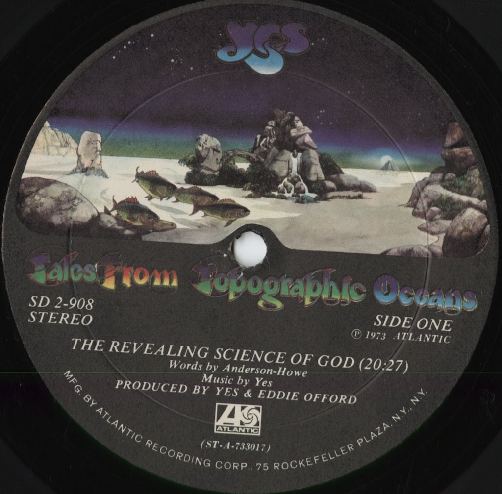 Yes - Tales From Topographic Oceans (SD 2-908) 1974 US Atlantic|中古LP