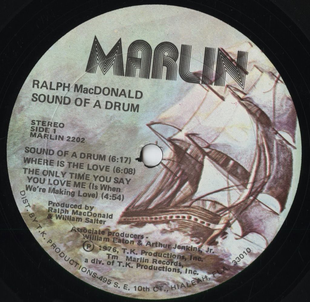 Ralph MacDonald - Sound Of A Drum (MARLIN 2202) 1976 US Marlin|中古LP