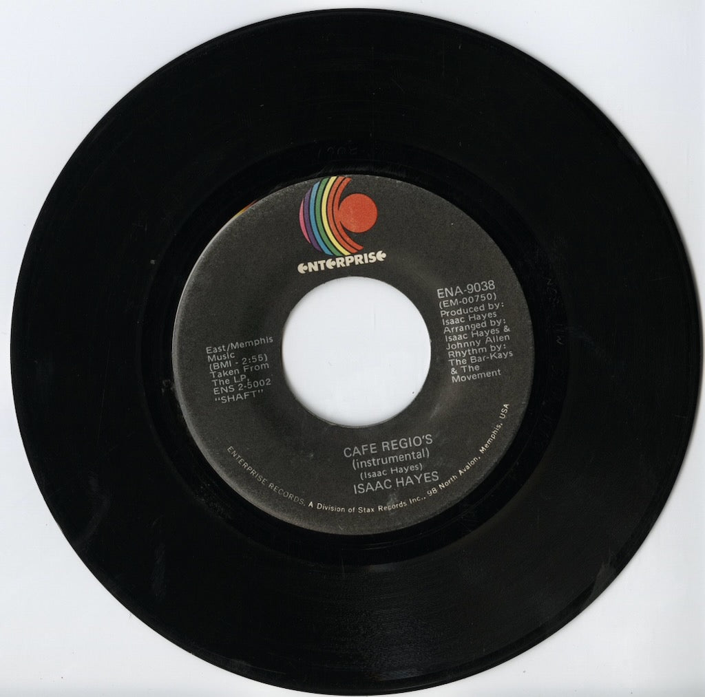 Isaac Hayes – Theme From Shaft / Cafe Regio’s -7 (ENA-9038) 7inch 1971 US Enterprise|中古7inch