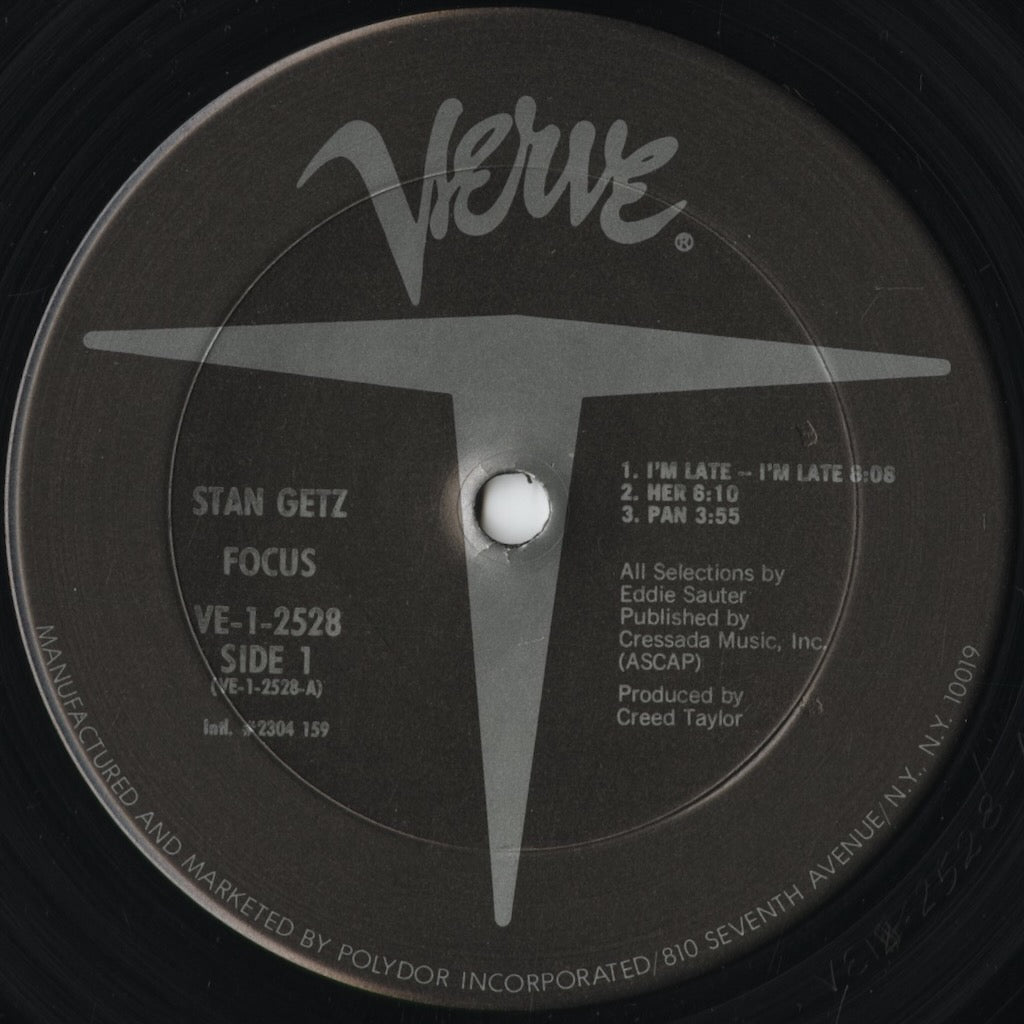 Stan Getz - Focus (VE-1-2528) 1978 US Verve|中古LP