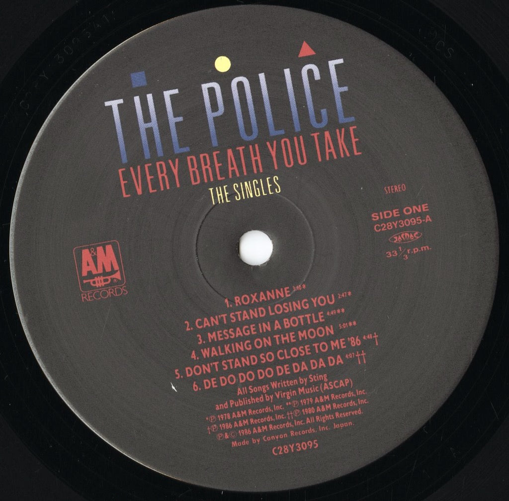 The Police – Every Breath You Take (The Singles) (C28Y3095) LP 1986 JPN A&M|中古LP