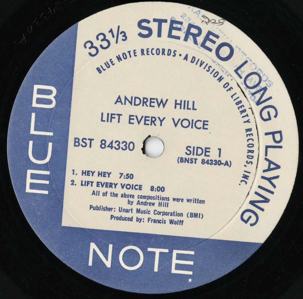 Andrew Hill - Lift Every Voice (BST-84330) 1970 US Blue Note|中古LP