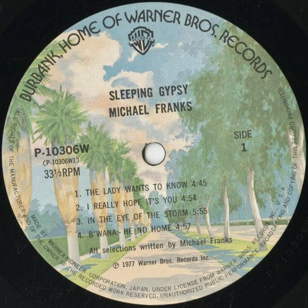 Michael Franks / マイケル・フランクス / Sleeping Gypsy (P-10306W)