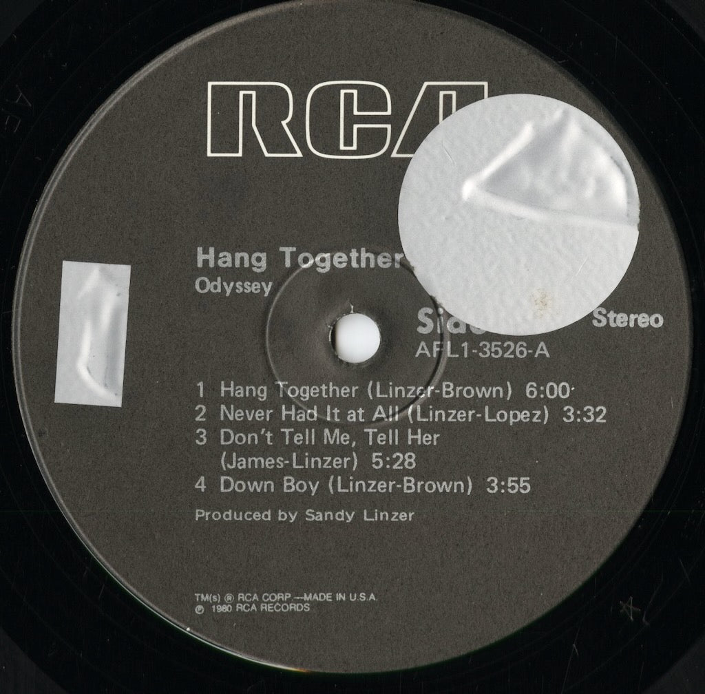 Odyssey - Hang Together (AFL1-3526) 1980 US RCA|中古LP