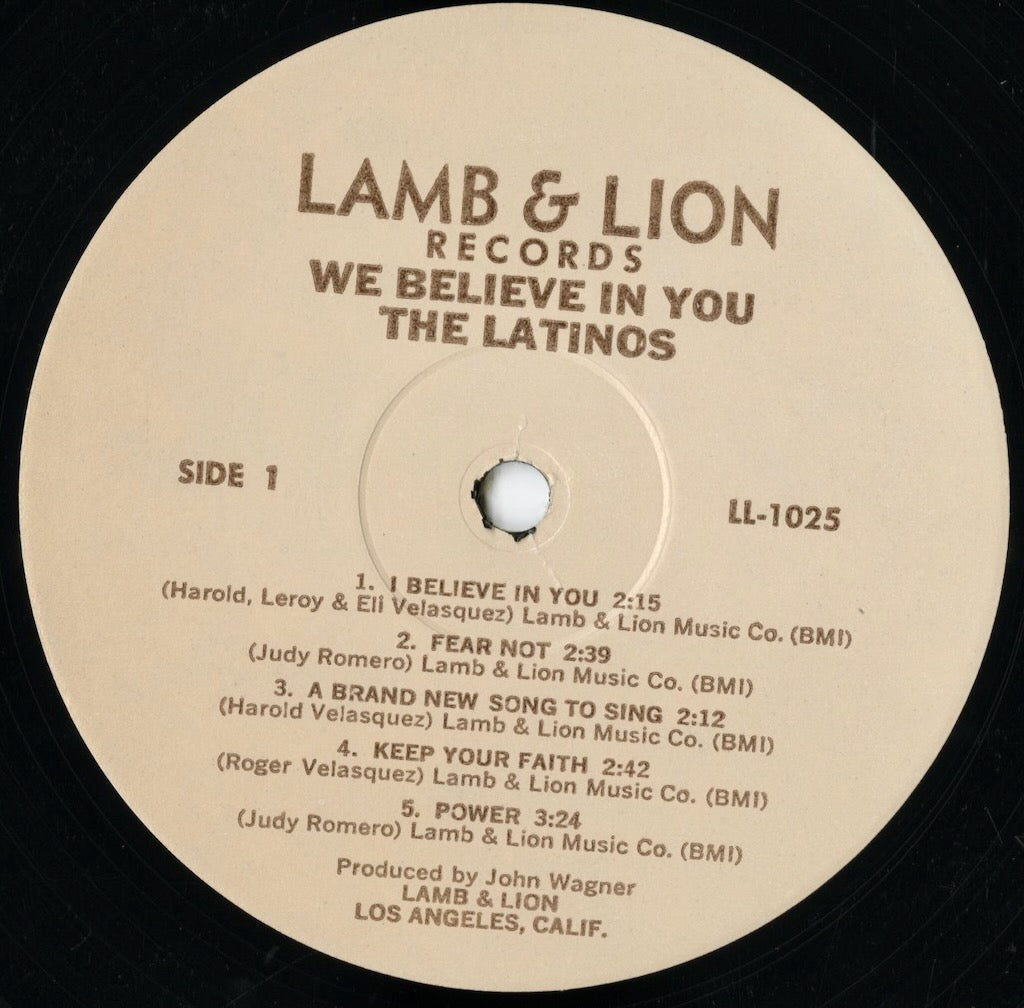 The Latinos / ラティーノス / We Believe In You (LL-1025)