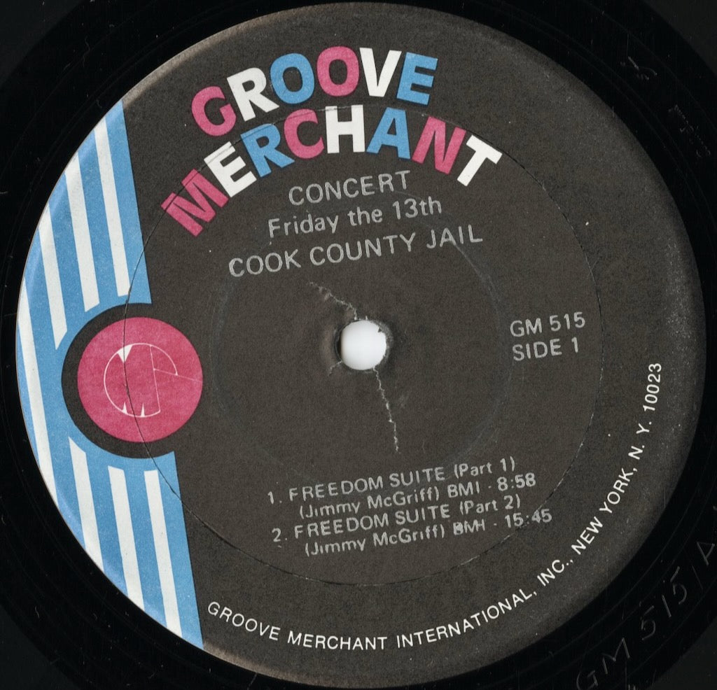 Jimmy McGriff - Friday The 13th Cook County Jail (GM 515) LP 1974 US Groove Merchant|中古LP