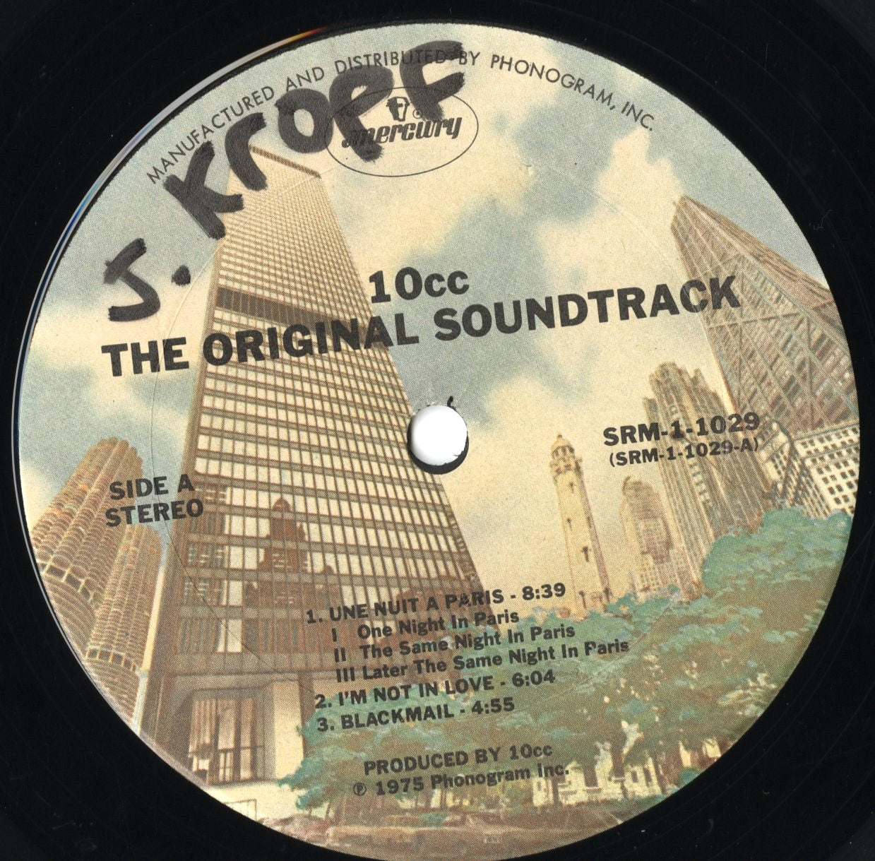 10cc / The Original Soundtrack (SRM-1-1029)