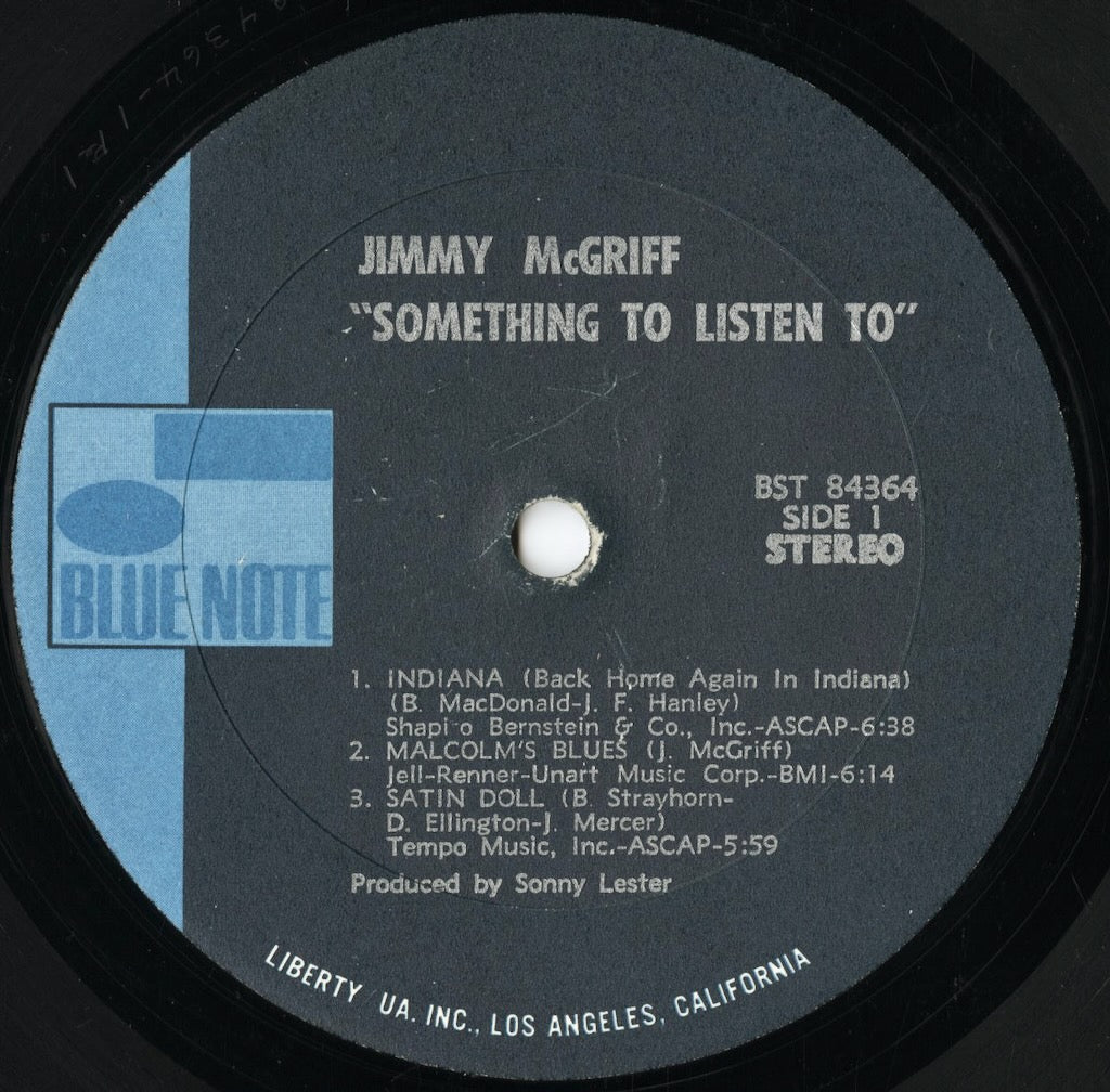 Jimmy McGriff - Something To Listen To (BST-84364) LP 1970 US Blue Note|中古LP