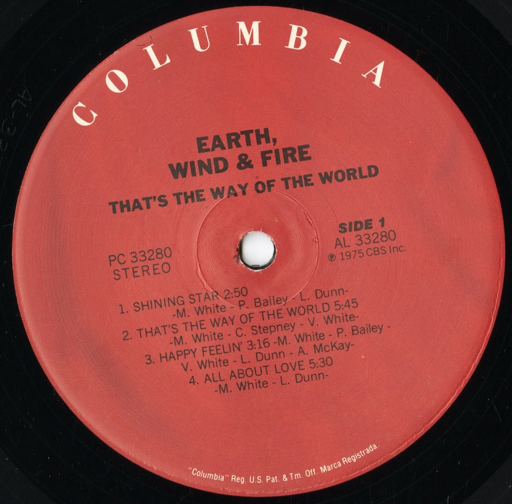 Earth Wind & Fire – That's The Way Of The World (PC 33280) LP 1980's US Columbia | 中古LP
