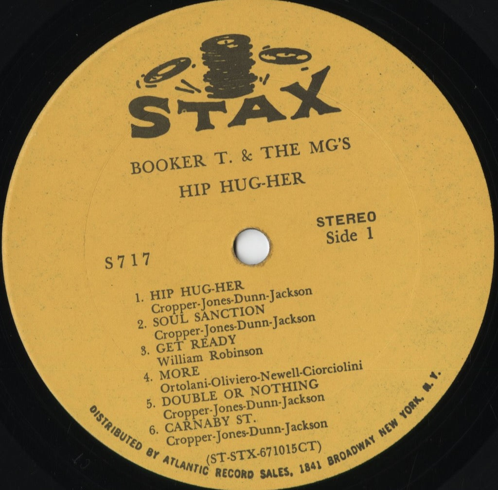 Booker T. & The M.G.'s - Hip Hug Her (S717) 1967 US Stax|中古LP