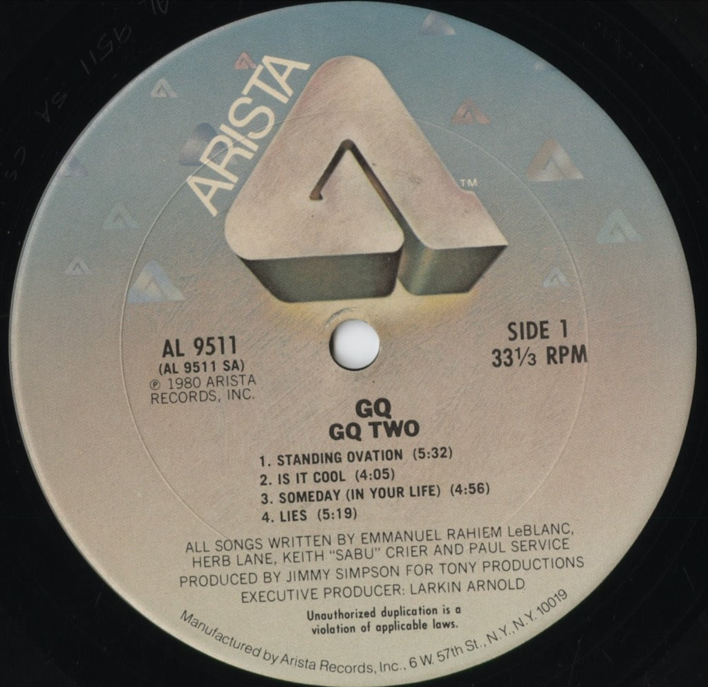 GQ – TWO (AL 9511) 1980 US Arista | 中古LP