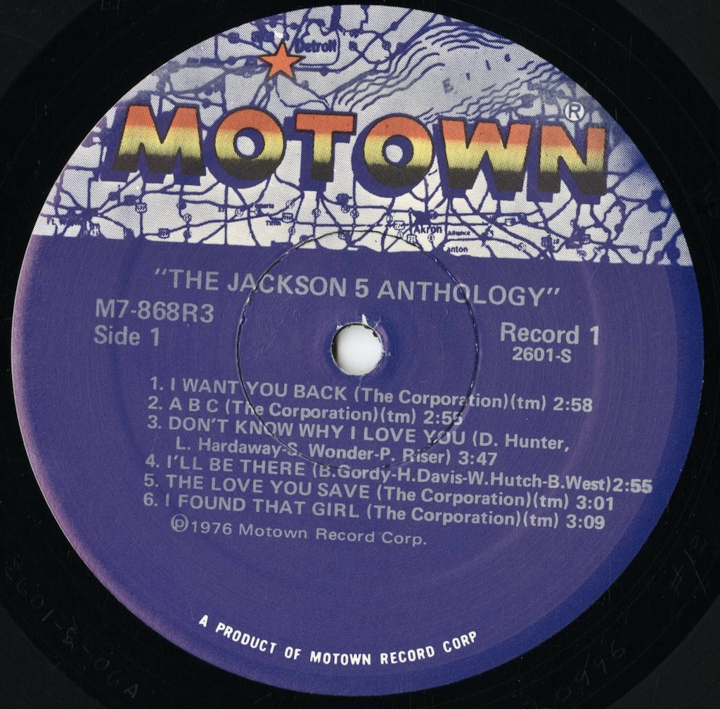 Jackson 5 - Anthology (M7-868R3) LP 1976 US Motown|中古LP