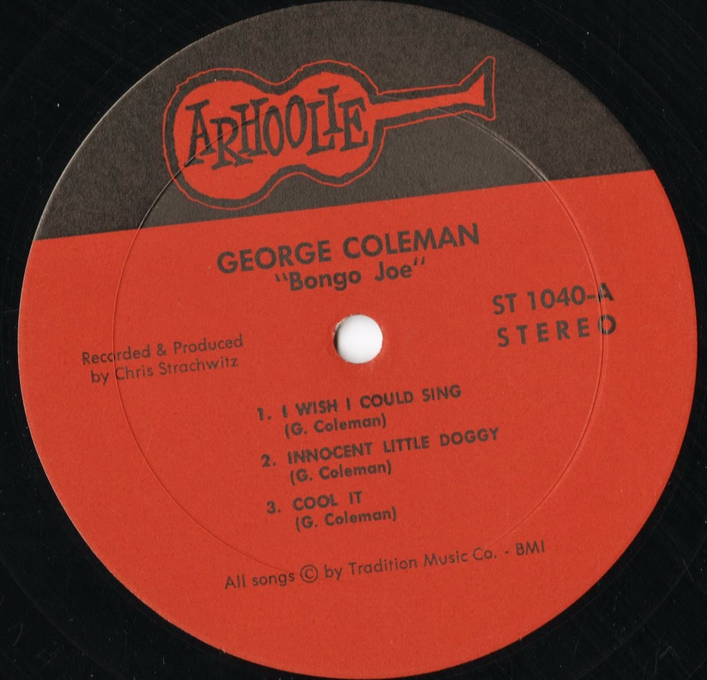 George Coleman - Bongo Joe (ST 1040) 1969 US Arhoolie|中古LP