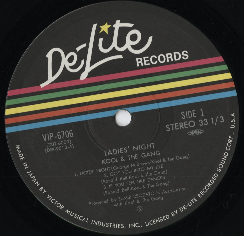 Kool & The Gang - Ladie's Night (VIP-6706) 1979 JPN De-Lite|中古LP