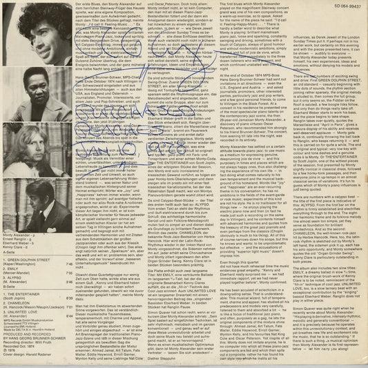 Monty Alexander - Monty Strikes Again (5D 064-99437) 1976 NLD MPS|中古LP