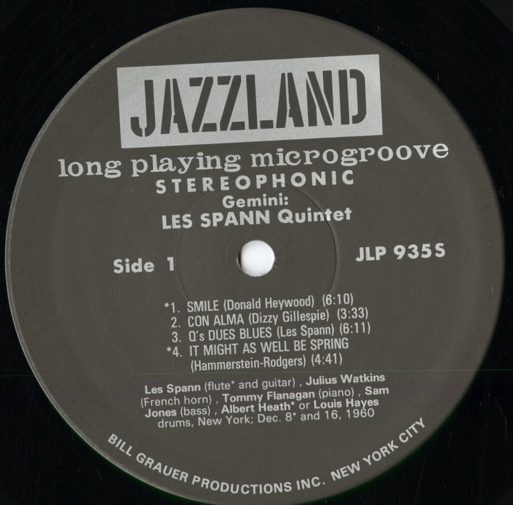 Les Spann - Gemini (WWLJ-7073) 1994 JPN Jazzland / Wave Jazz Classics|中古LP