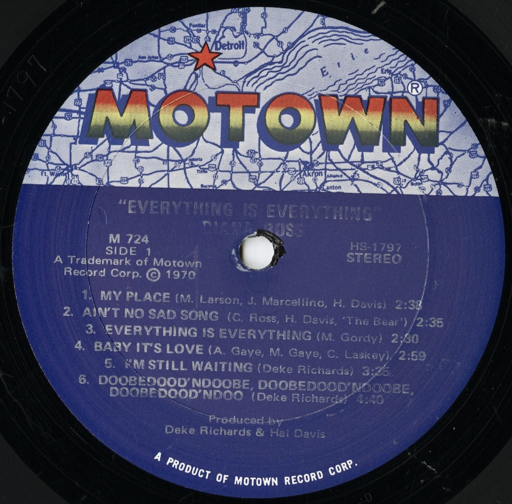Diana Ross / ダイアナ・ロス / Everything Is Everything (MS 724)