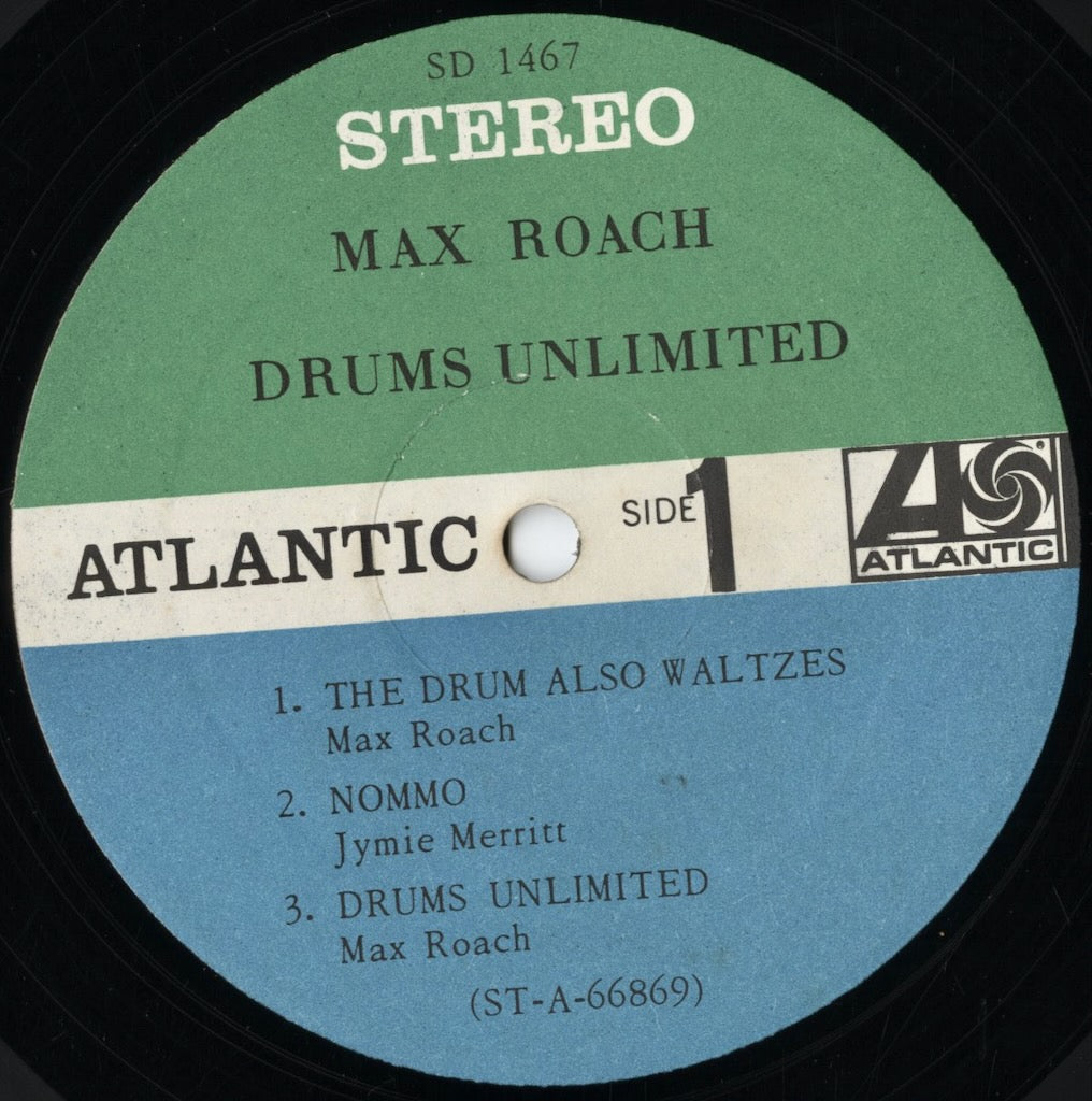 Max Roach – Drums Unlimited (SD 1467) LP 1966 US Atlantic|中古LP