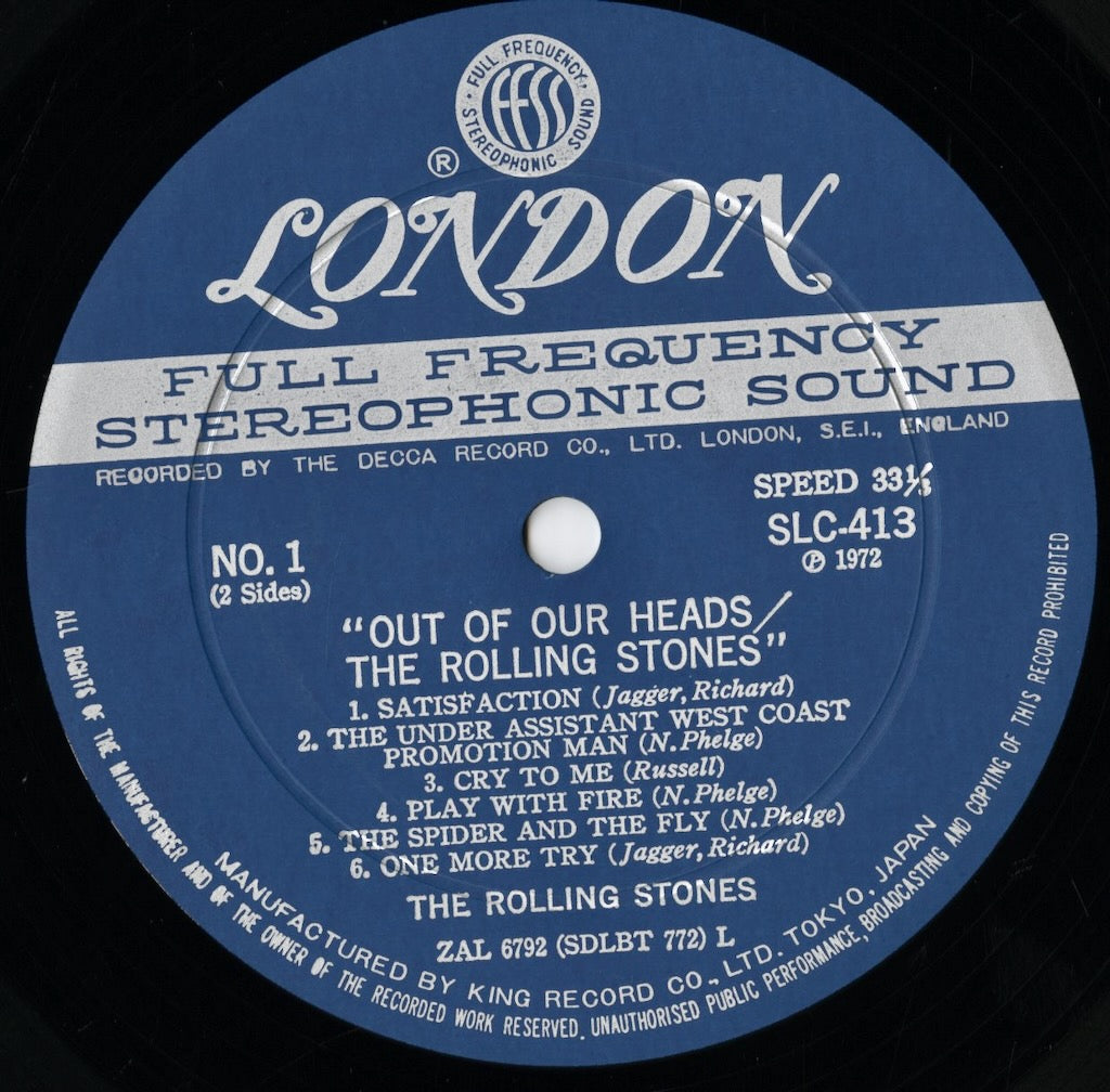Rolling Stones / ローリング・ストーンズ / Out Of Our Heads (SLC 413)