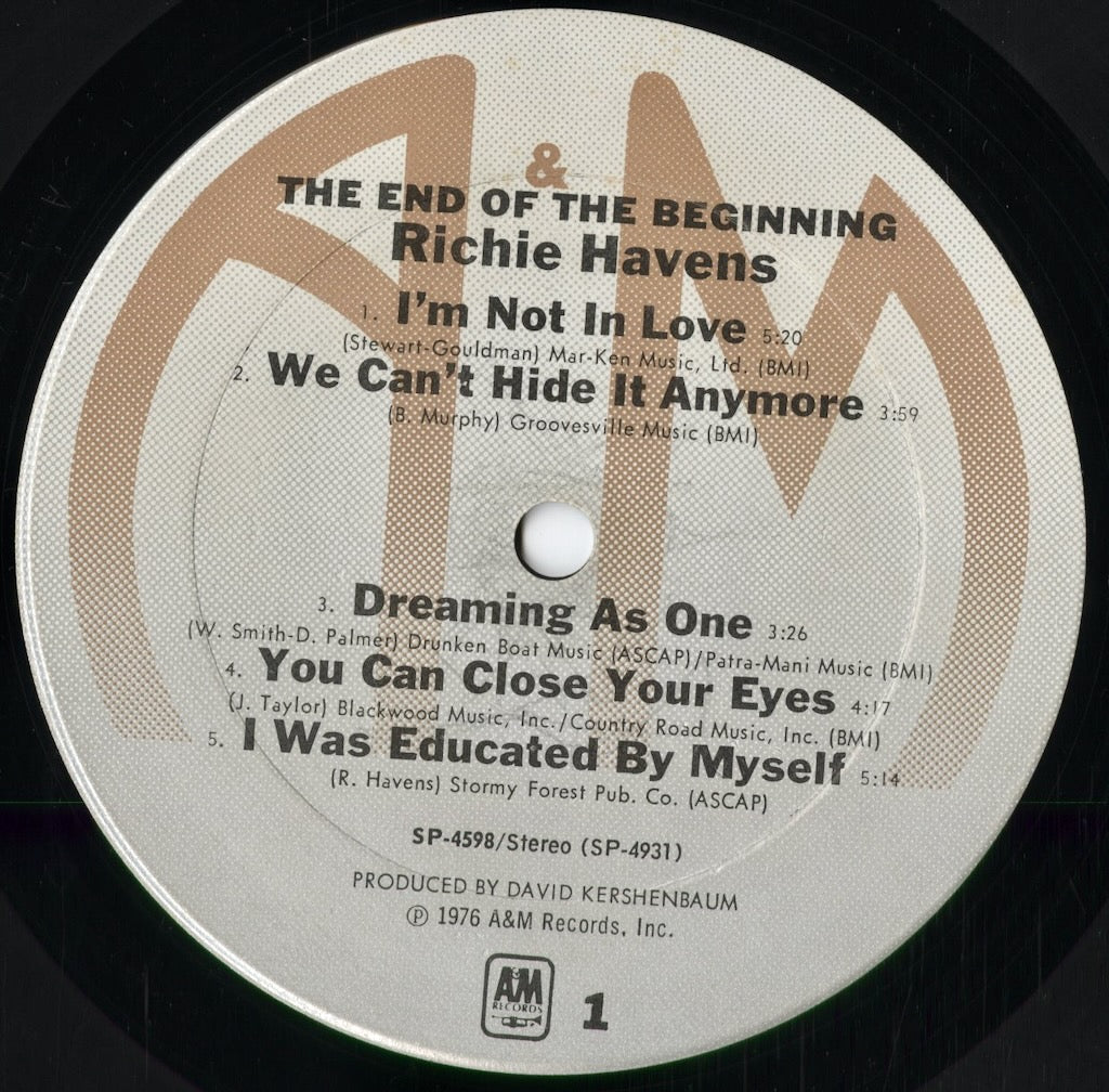 Richie Havens - The End Of The Beginning (SP-4598) 1976 US A&M|中古LP