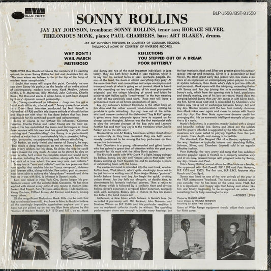 Sonny Rollins - Volume 2 (BST81558) 1973 US Blue Note|中古LP