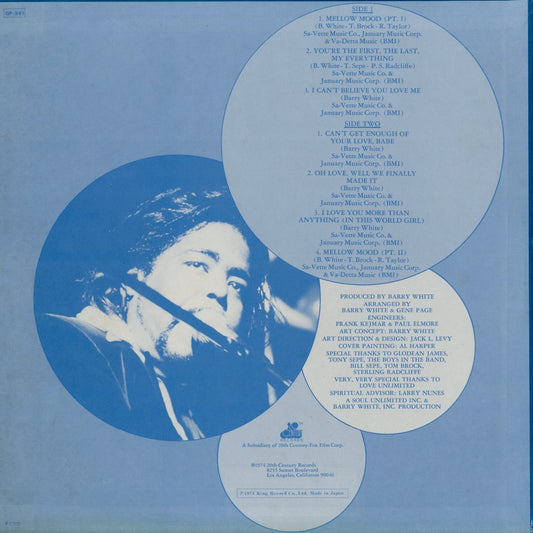 Barry White - Can't Get Enough (GP341) 1974 JPN 20th Century|中古LP