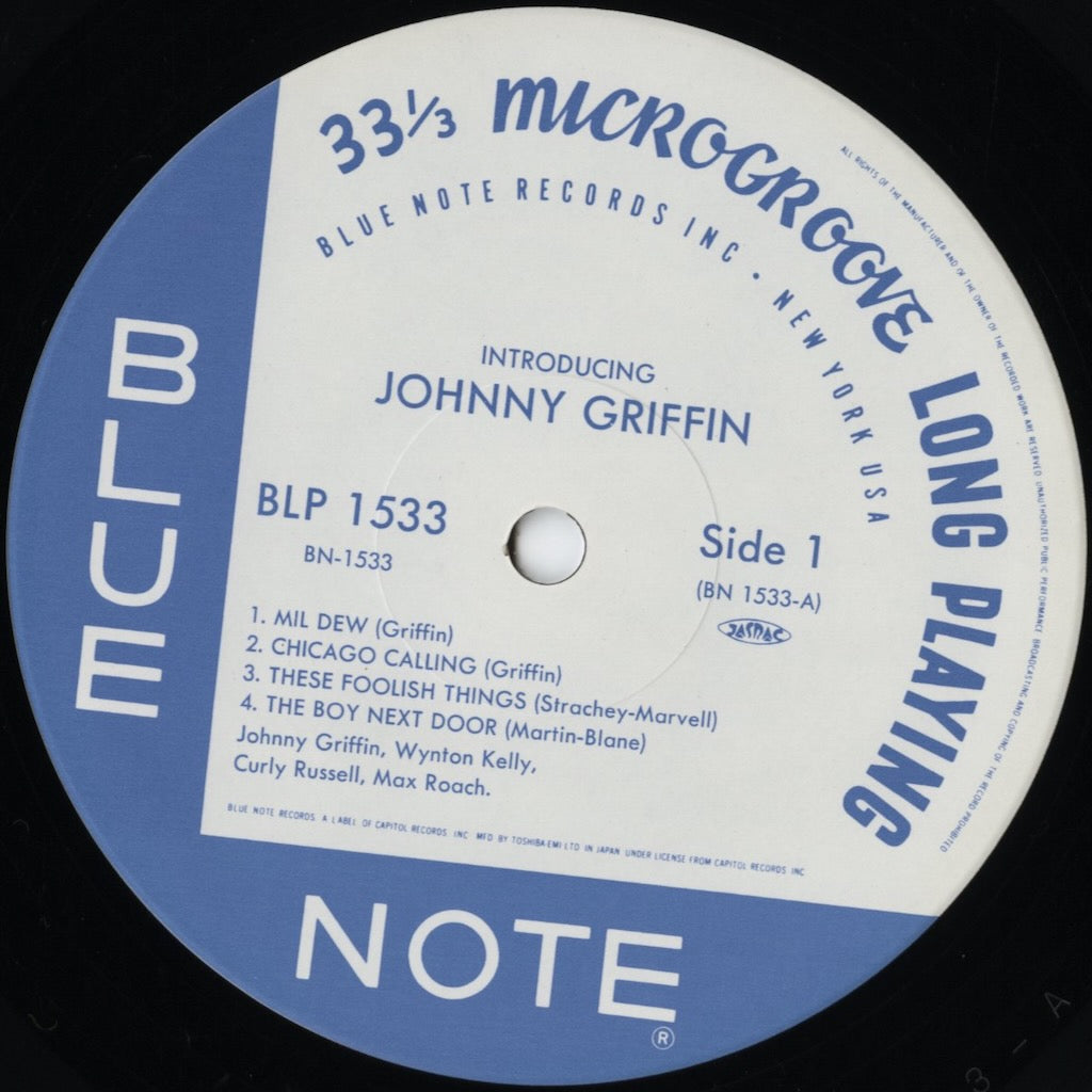 Johnny Griffin / ジョニー・グリフィン / Introducing (BN 1533)